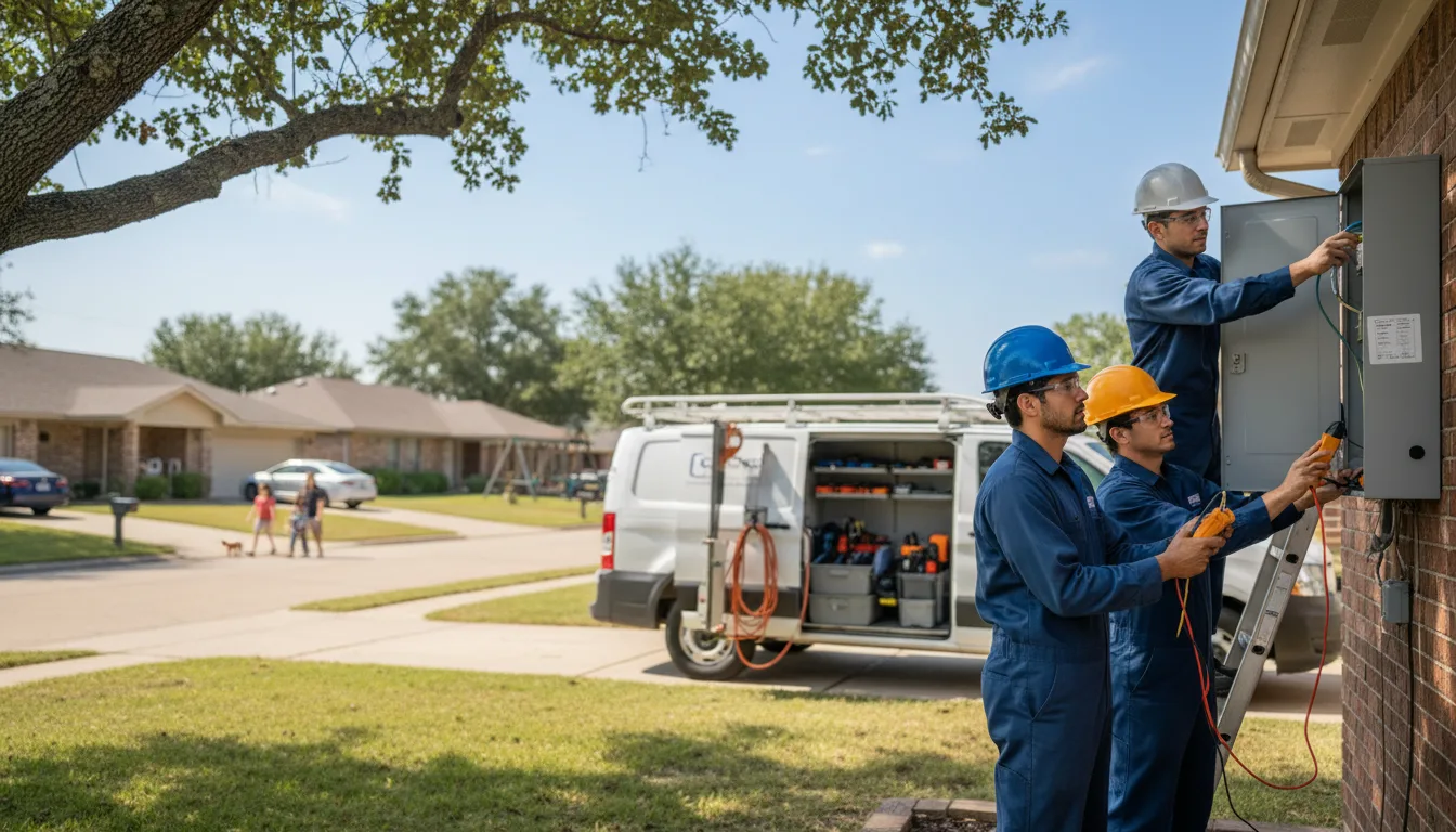 Certified electrician providing emergency electrical services in Stockwell, IN